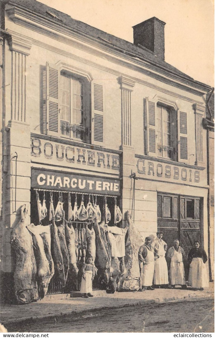 Noyant       49           Boucherie Charcuterie Grosbois          (voir Scan) - Autres & Non Classés