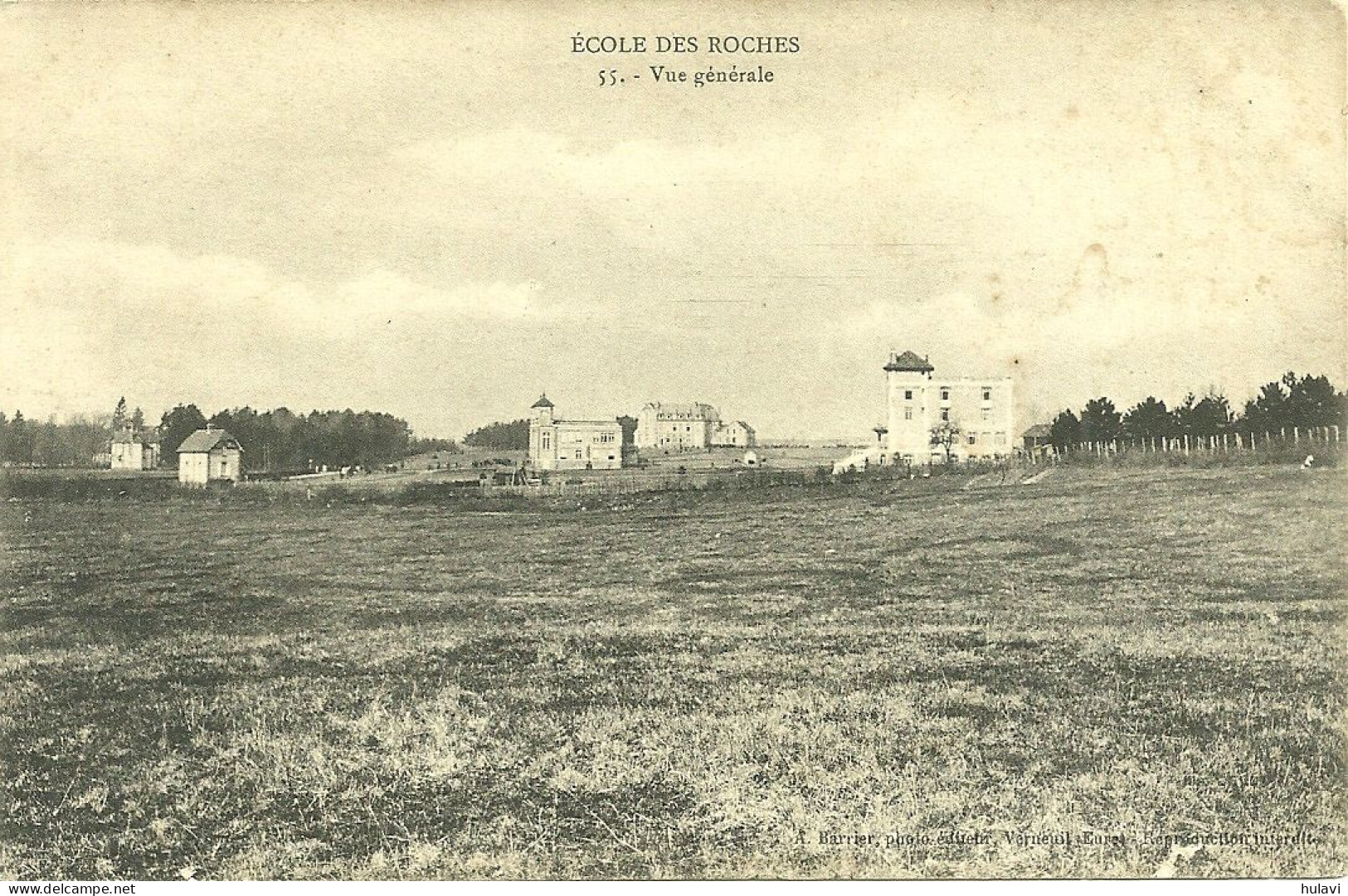 27  ECOLE DES ROCHES - VUE GENERALE (ref 9538) - Autres & Non Classés