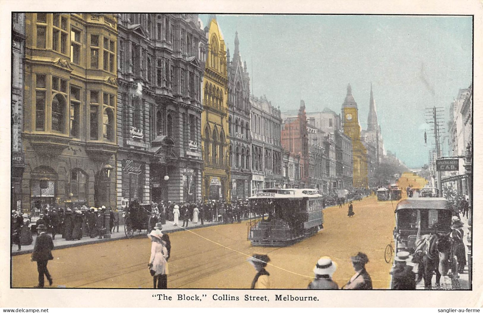 CPA AUSTRALIE / THE BLOCK / COLLINS STREET / MELBOURNE - Sonstige & Ohne Zuordnung