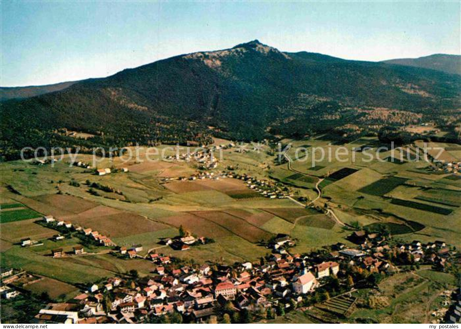 72896966 Lam Oberpfalz Fliegeraufnahme Panorama Osser Lam - Autres & Non Classés