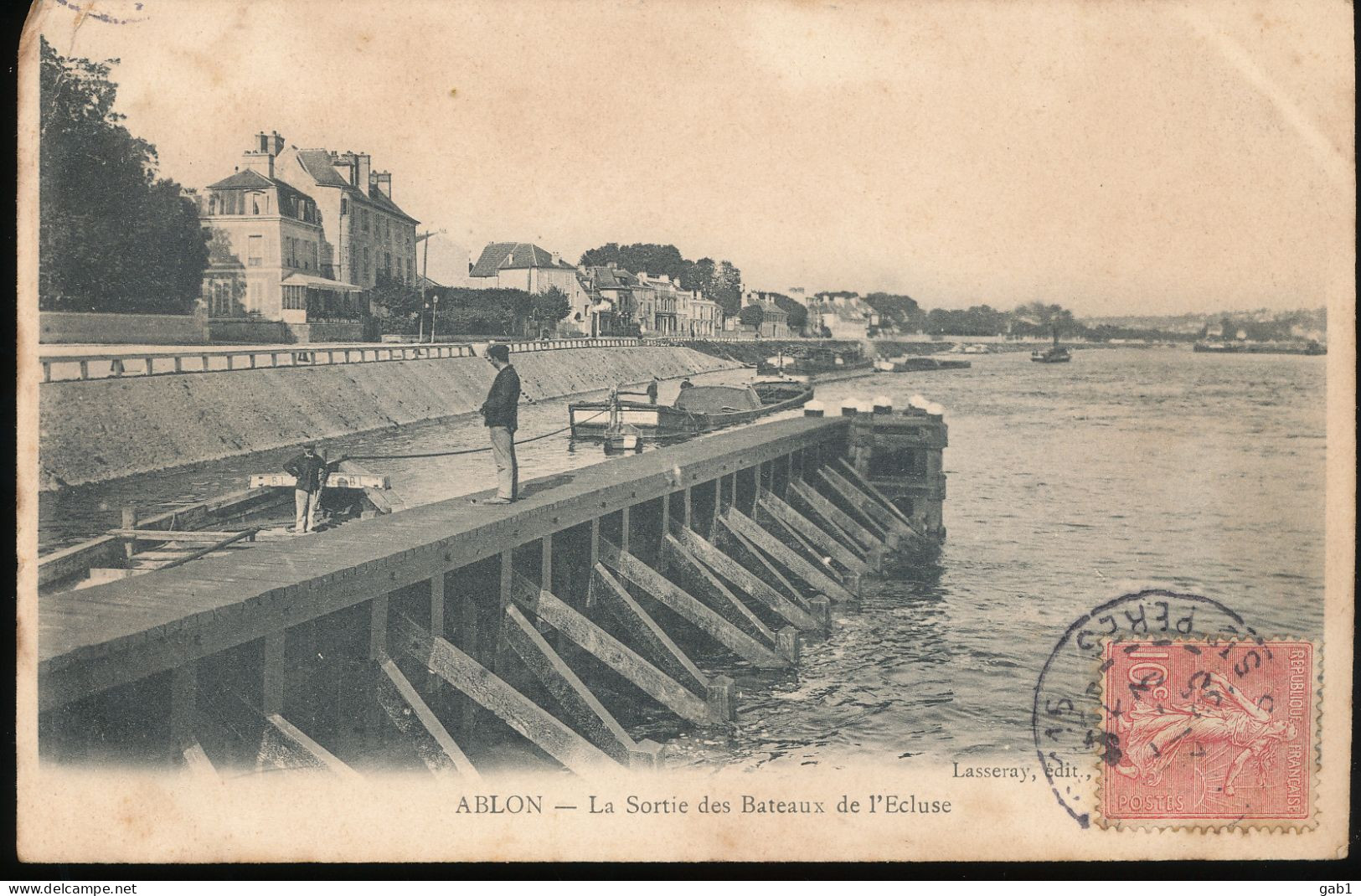 94 --- Ablon -- La Sortie Des Bateaux De L'Ecluse - Ablon Sur Seine