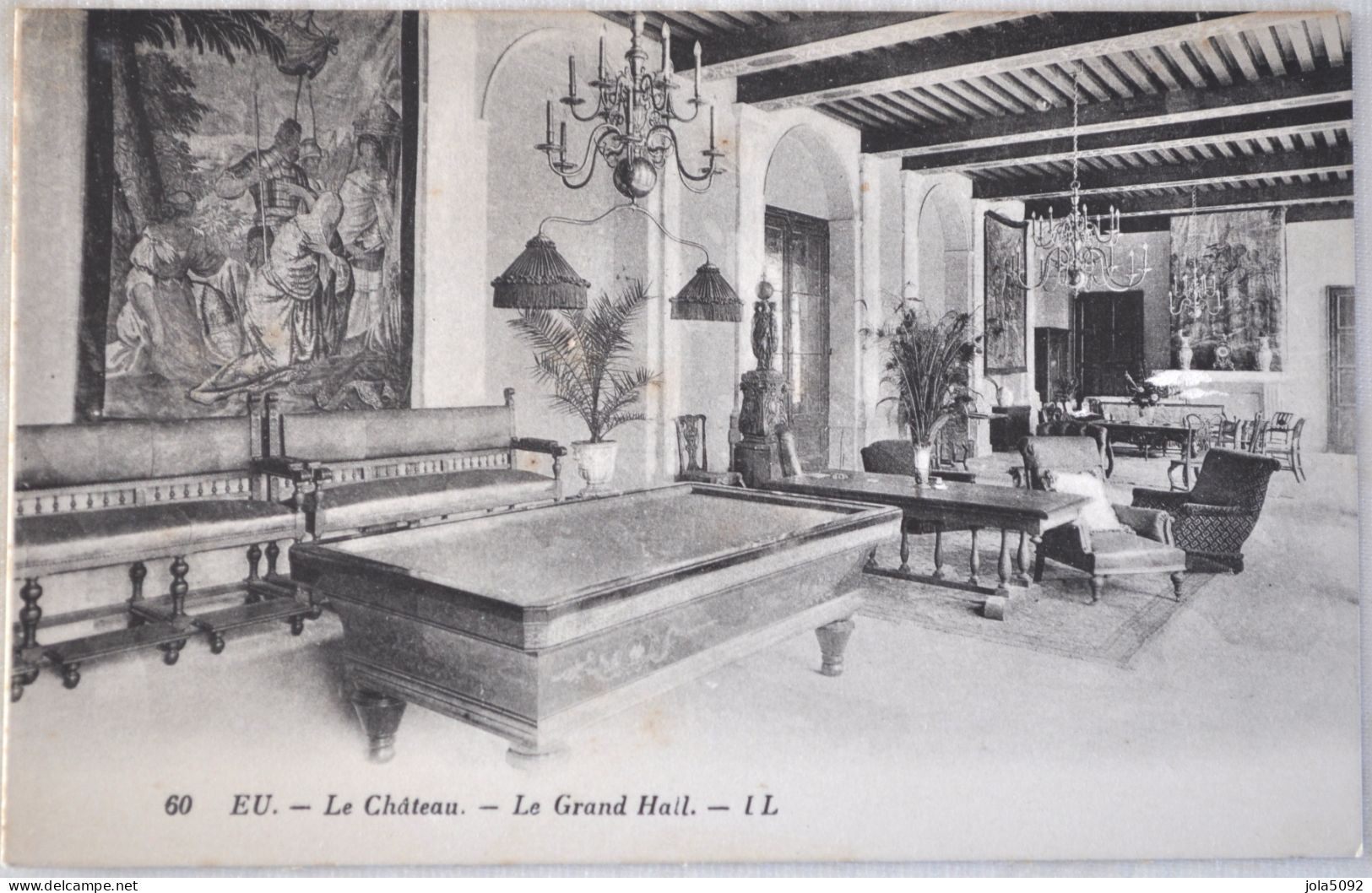 76 - EU - Le Château - Le Grand Hall - Eu