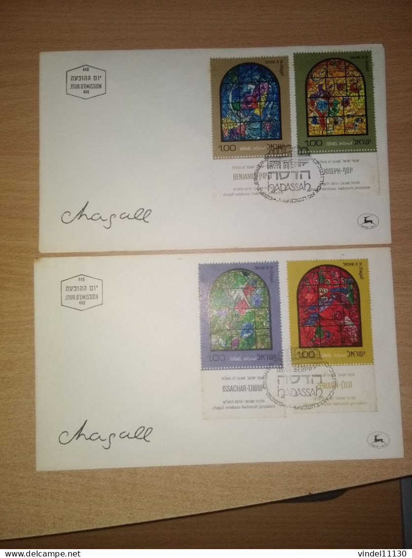 Lot Israel FDC 1973 - Briefe U. Dokumente