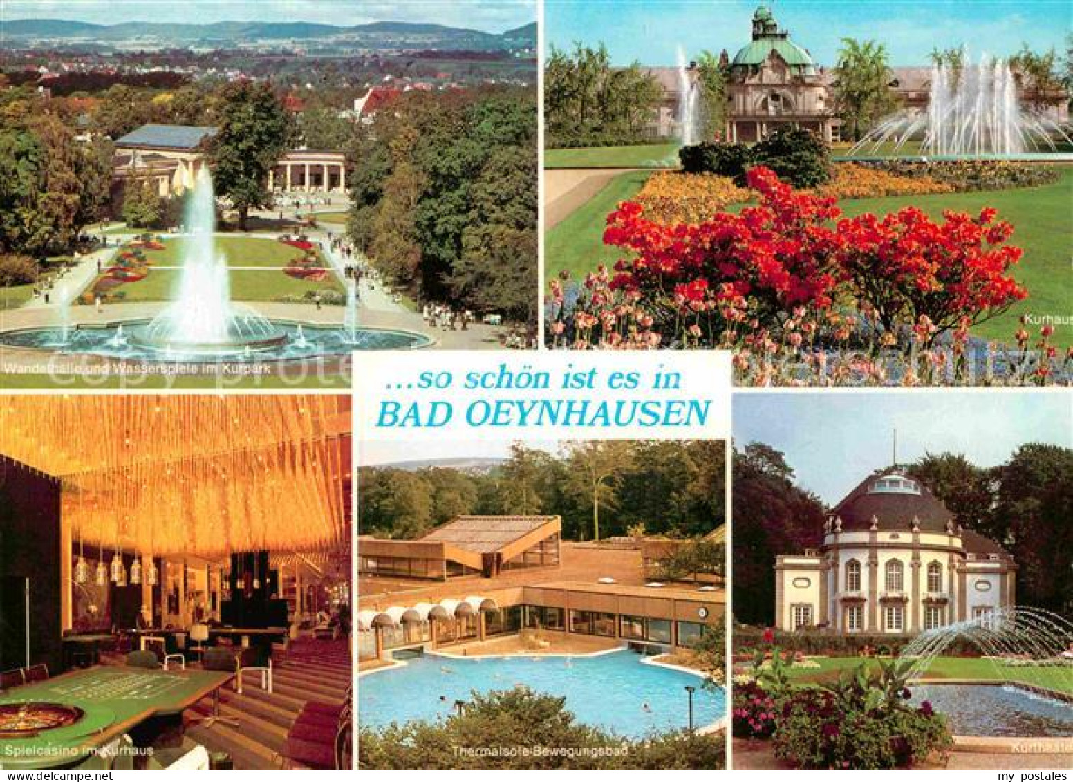 72896906 Bad Oeynhausen Wandelhalle Wasserspiele Kurpark Kurhaus Spielcasino Kur - Bad Oeynhausen