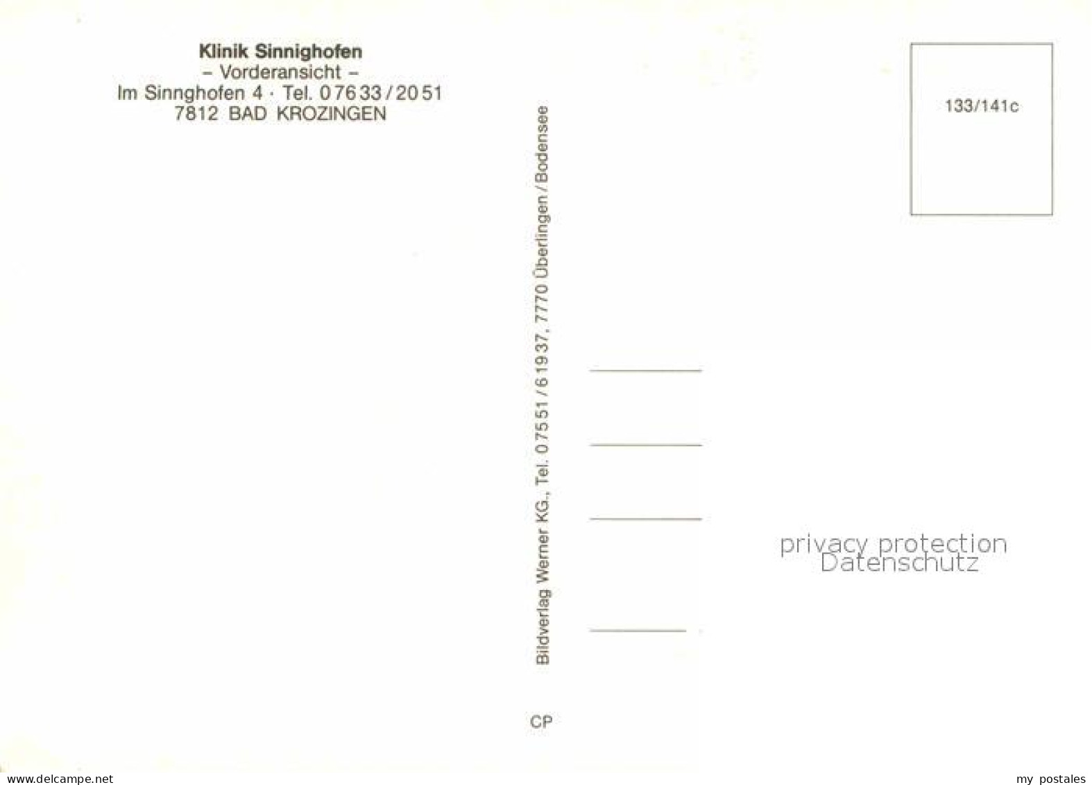 72896862 Bad Krozingen Klinik Sinnighofen Bad Krozingen - Bad Krozingen