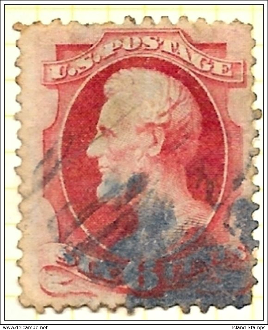 USA 1870-1873 6c. Lincoln Used V1 - Oblitérés