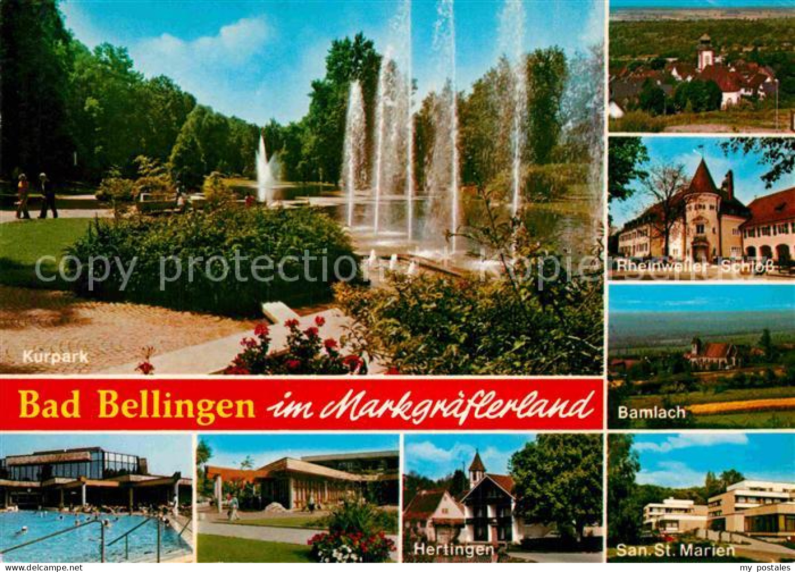 72896846 Bad Bellingen Kurpark Rheinweiler Schloss Bamlach Sanatorium Sankt Mari - Bad Bellingen