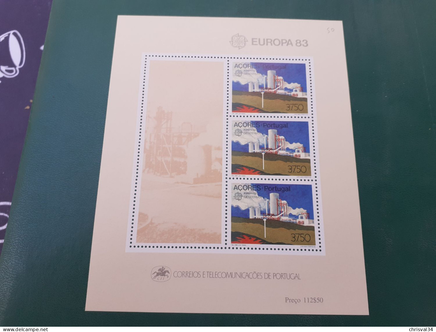 TIMBRES    ACORES  BLOC  FEUILLET  ANNEE  1983    N  4        NEUFS  LUXE** - Azoren