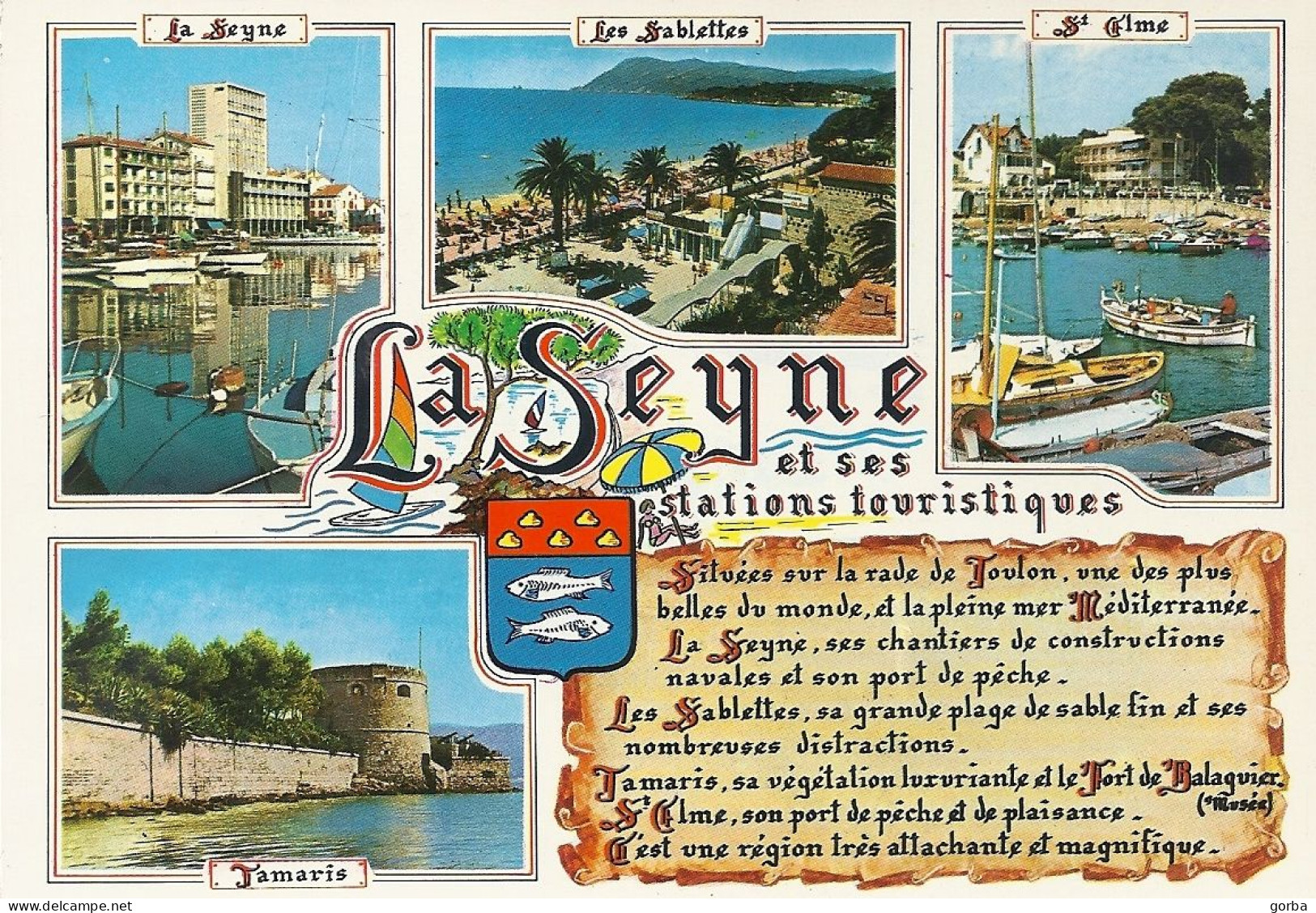 *CPM - 83 - LA SEYNE Sur MER -  Multivue - - La Seyne-sur-Mer