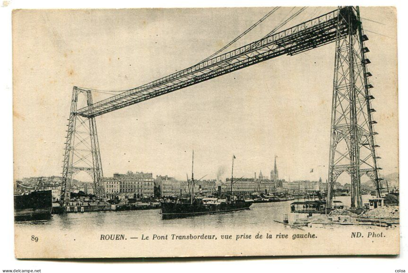 ROUEN Le Pont Transbordeur 2 Cartes - Rouen