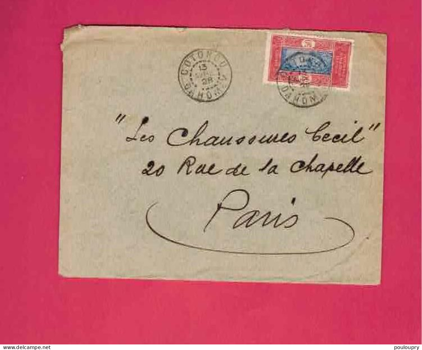 Lettre De 1928 Pour La France - YT N° 74 - Seul Sur Lettre - Lettres & Documents