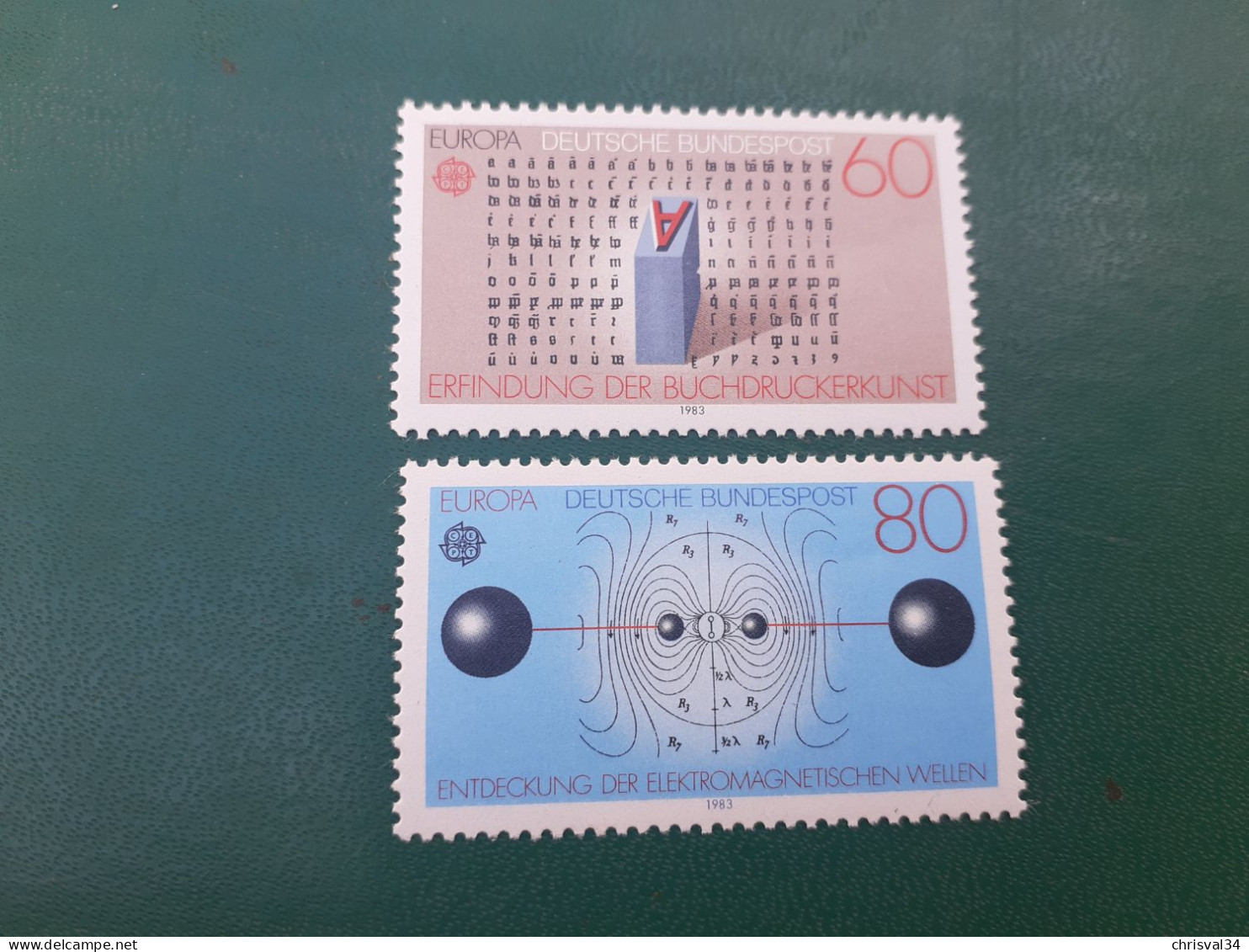 TIMBRES    ALLEMAGNE  ANNEE  1983    N  1007  /  1008        NEUFS  LUXE** - Neufs