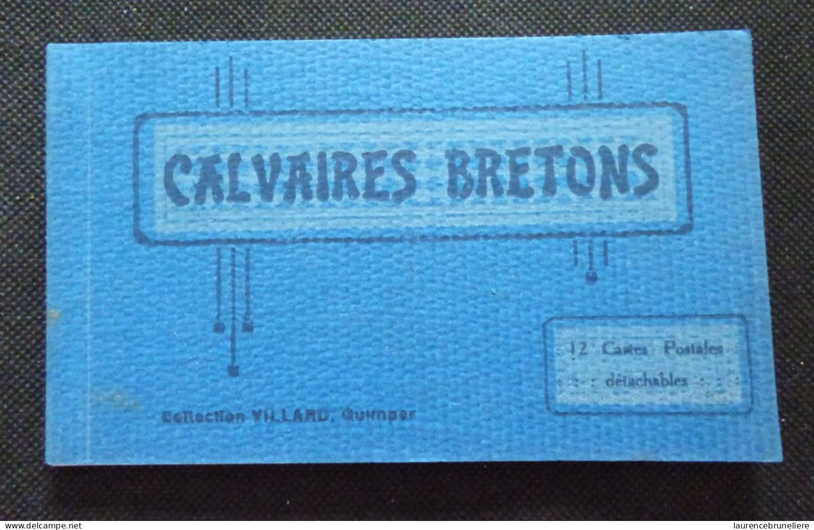 CARNET DE 12 CARTES POSTALES - CALVAIRES BRETONS AVEC ANIMATION - Redon