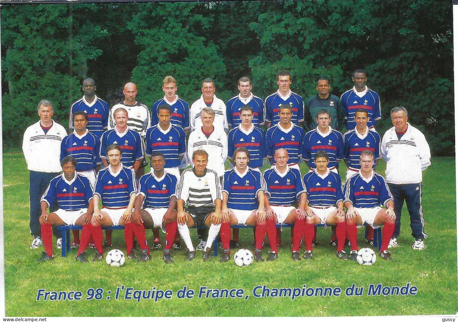 FRANCE Ca.1998: CP Ill. Entier "France Championne Du Monde De FB" Neuf - Autres & Non Classés