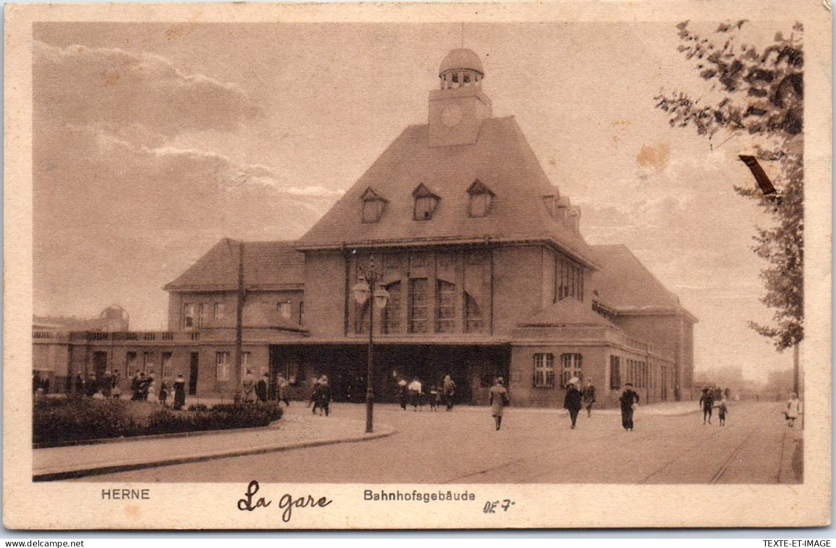 ALLEMAGNE - HERNE -  Die Bahnhofstrasse.  - Andere & Zonder Classificatie