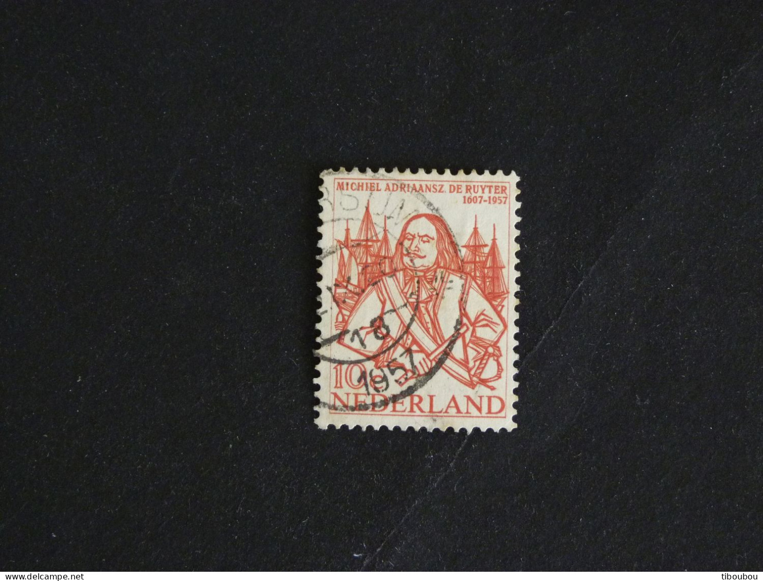 PAYS BAS NEDERLAND YT 671 OBLITERE - AMIRAL M.A. DE RUYTER - Used Stamps