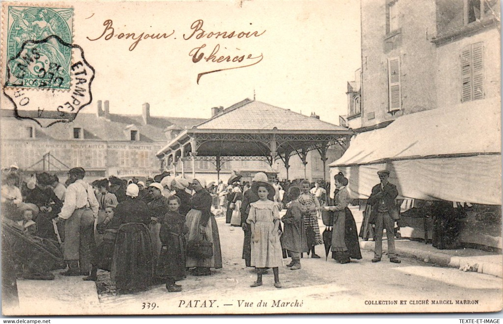 45 PATAY - Vu Du Marché Et La Halle - Otros & Sin Clasificación