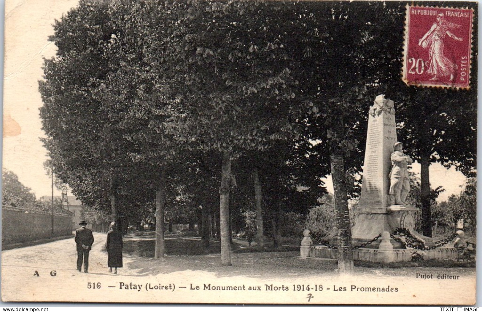 45 PATAY - Le Monument Aux Morts & Promenades  - Sonstige & Ohne Zuordnung