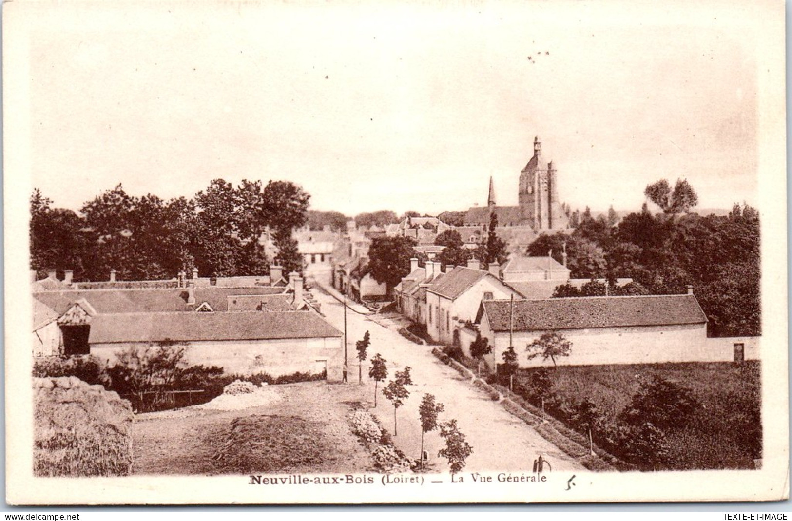 45 NEUVILLE AUX BOIS - Vue Générale De La Localité  - Sonstige & Ohne Zuordnung