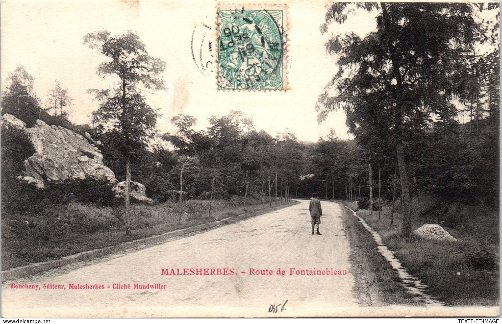 45 MALESHERBES - La Route De Fontainebleau.  - Malesherbes