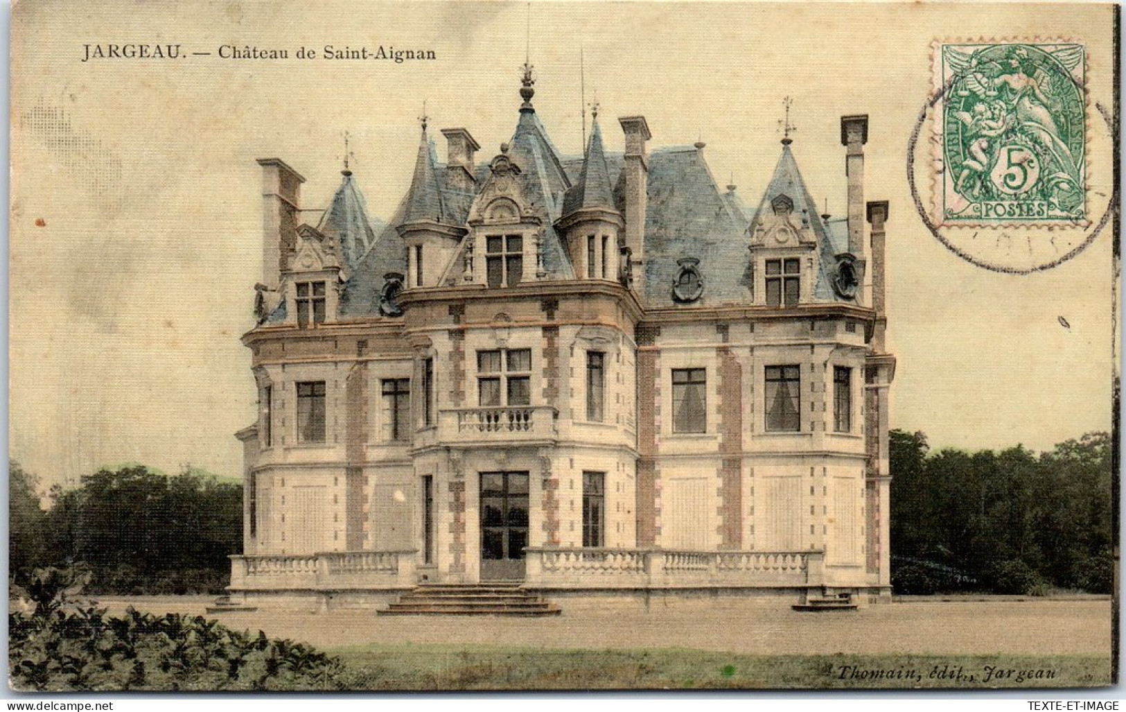 45 JARGEAU - Le Chateau De Saint Aignan.  - Jargeau