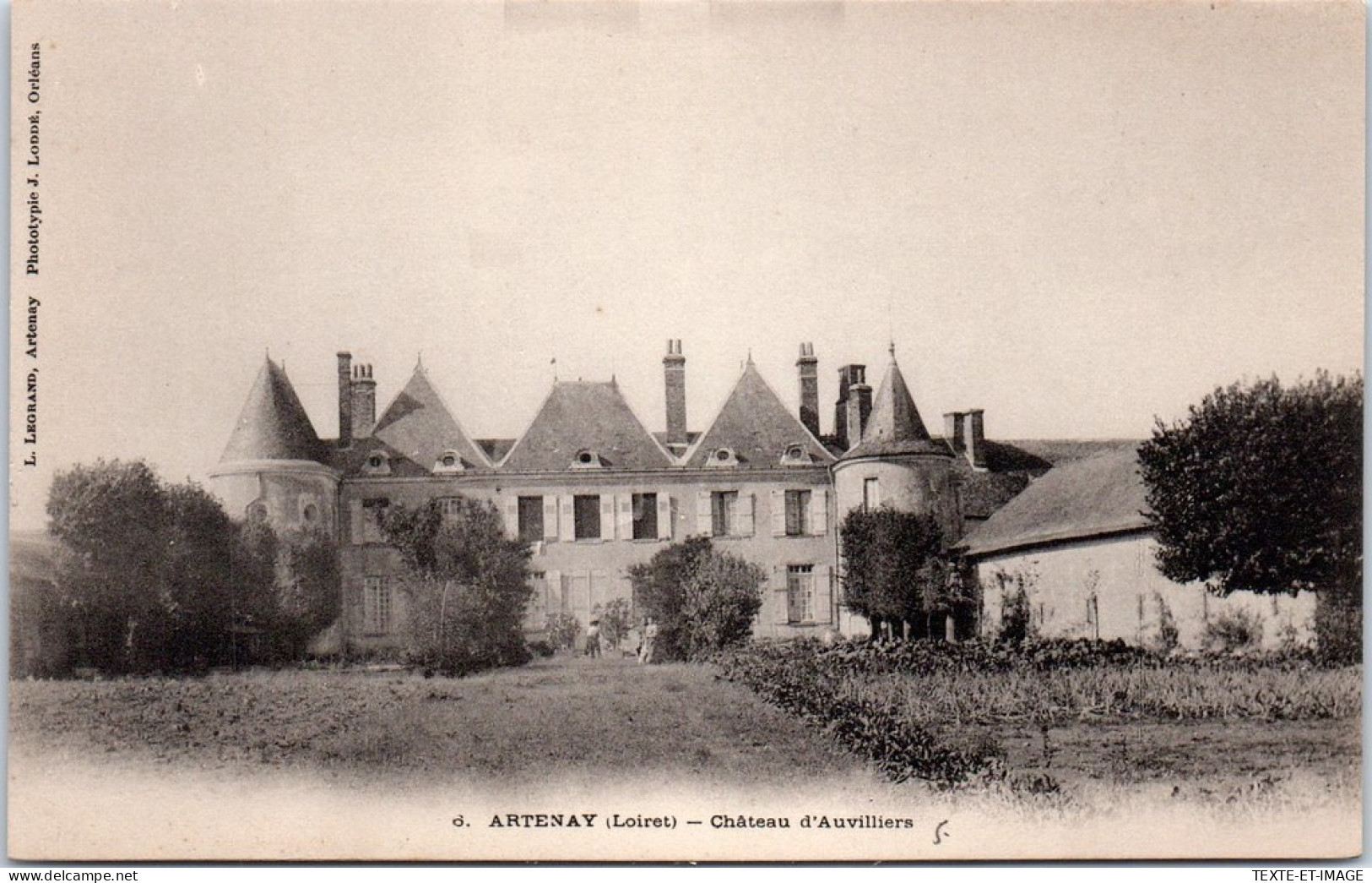 45 ARTENAY - Chateau D'auvilliers  - Artenay