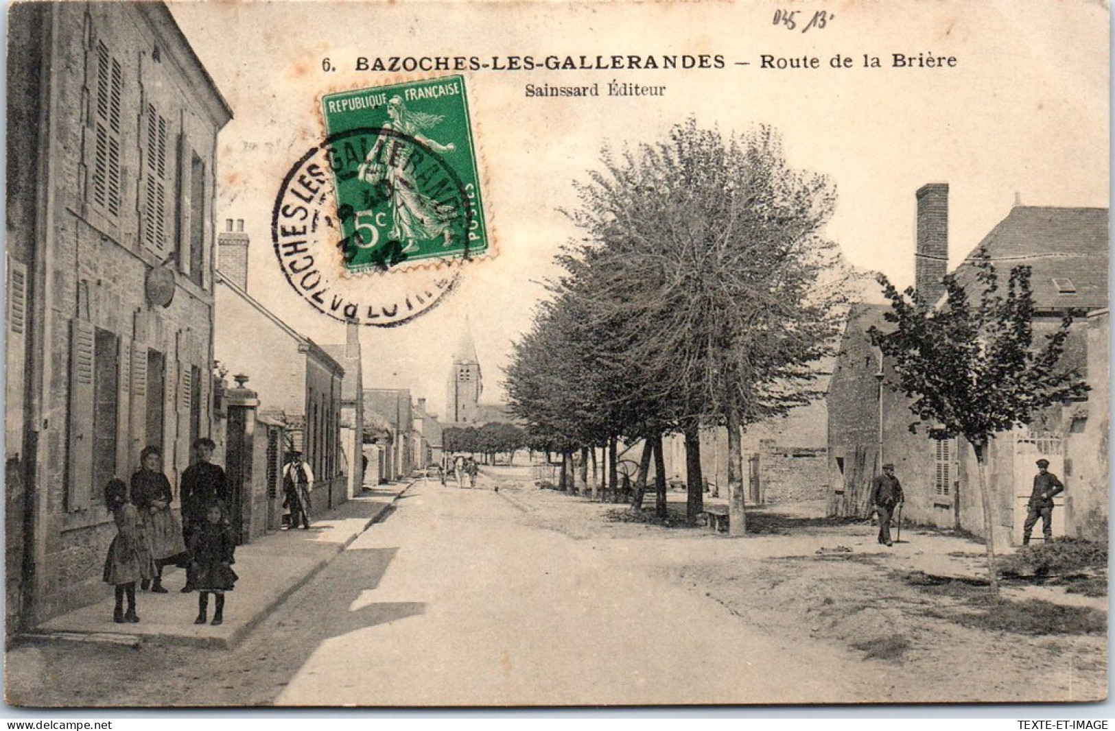 45 BAZOCHES LES GALLERANDES - La Route De La Briere  - Andere & Zonder Classificatie