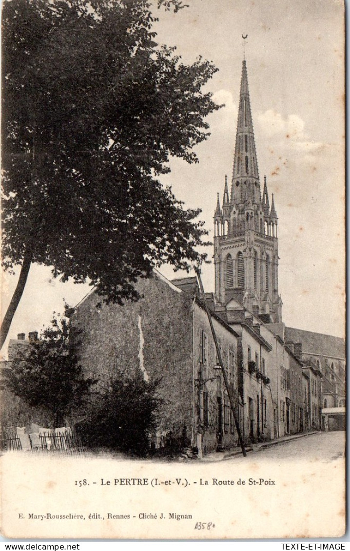 35 LE PERTRE - La Route Saint Poix  - Autres & Non Classés