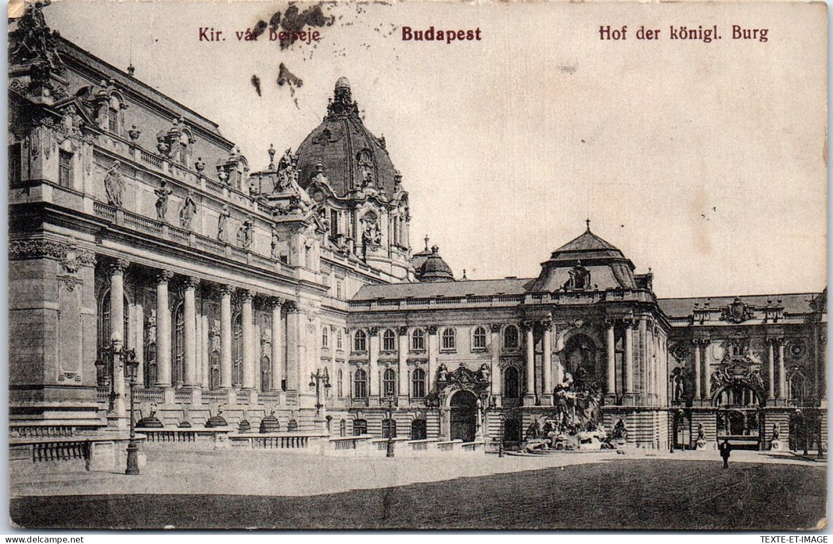 HONGRIE - BUDAPEST - Hof Der Konigl Burg  - Ungarn