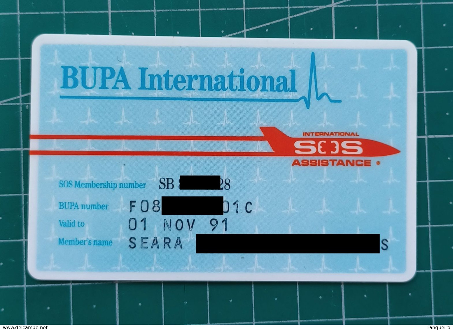 # BUPA MEDICAL ASSISTANCE CARD - Altri & Non Classificati