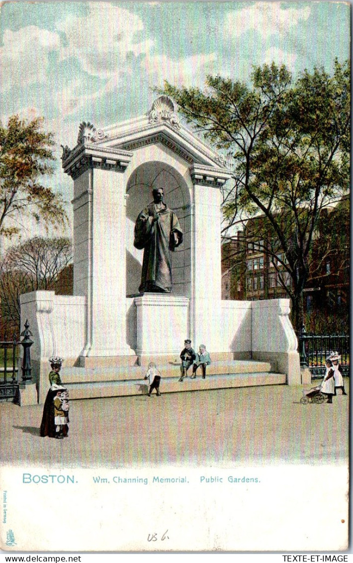 ETATS UNIS - Boston, , Channing Memorial, Public Gardens  - Other & Unclassified