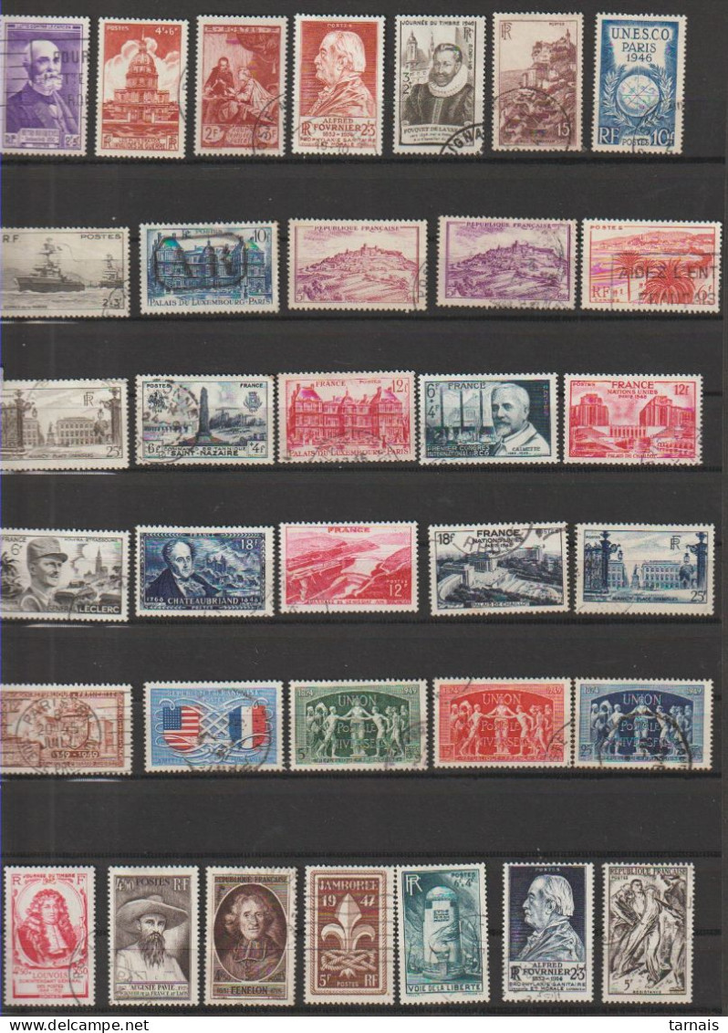 Lot De 34 Timbres  Oblitérés (lot 345a) - Collections