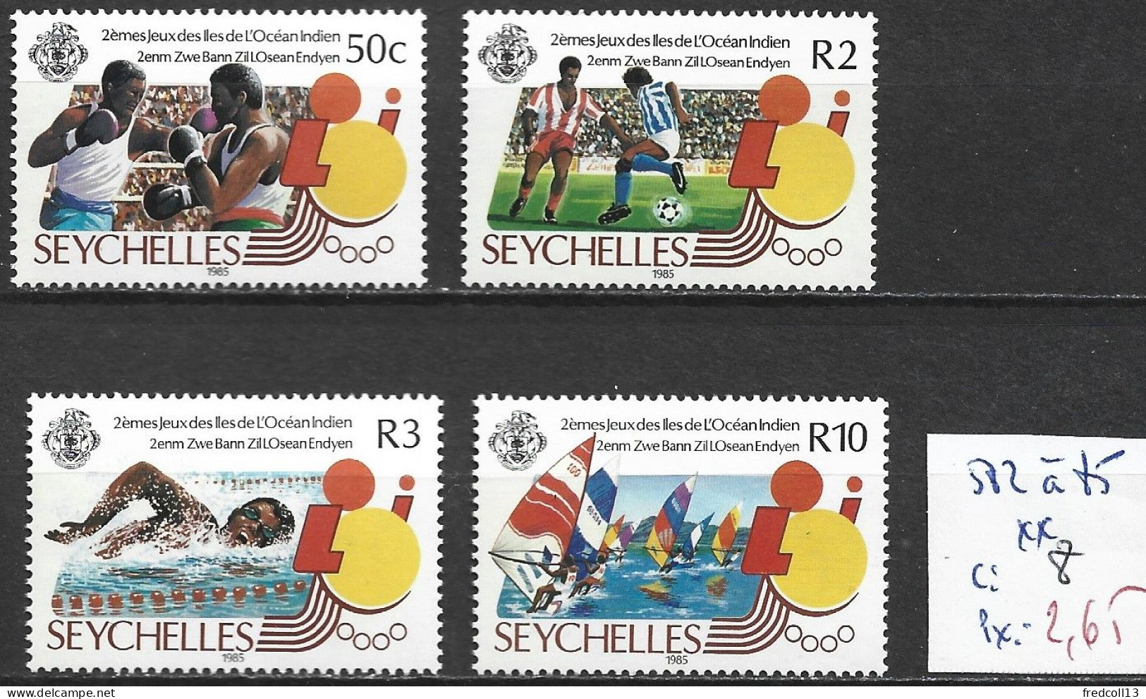 SEYCHELLES 582 à 85 ** Côte 8 € - Seychelles (1976-...)