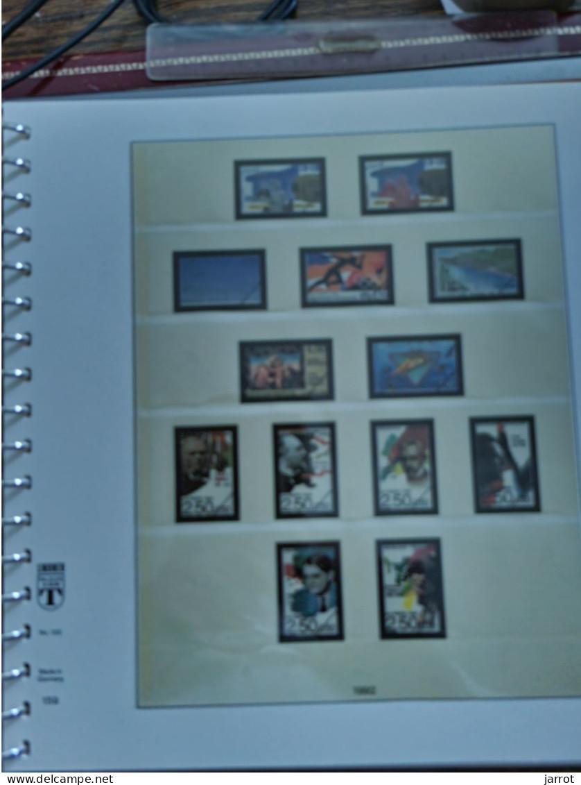 France jeu avec pochettes pages N° 134 à 185  de 1988 à 1996