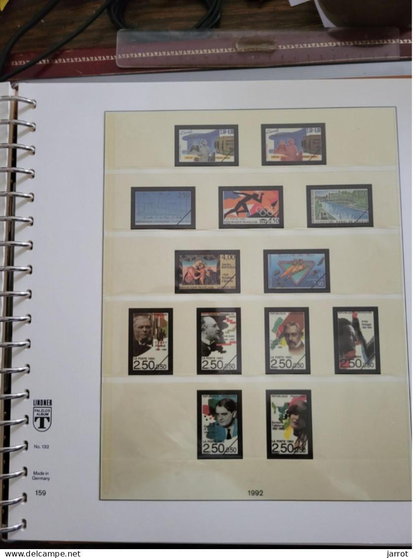 France jeu avec pochettes pages N° 134 à 185  de 1988 à 1996