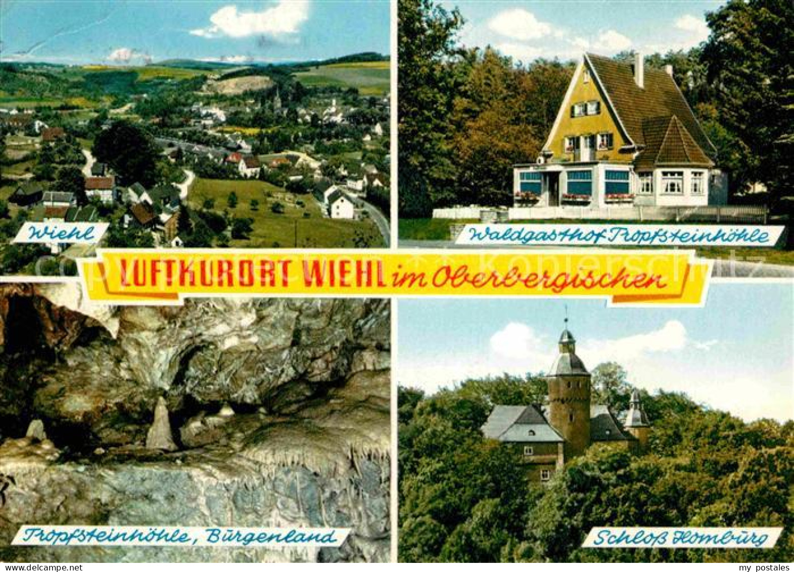 72896559 Wiehl Oberbergischer Kreis Panorama Waldgasthof Tropfsteinhoehle Burgen - Wiehl