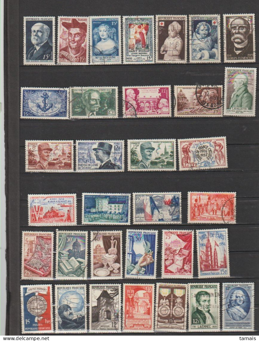 Lot De 33 Timbres  Oblitérés (lot 361) - Verzamelingen