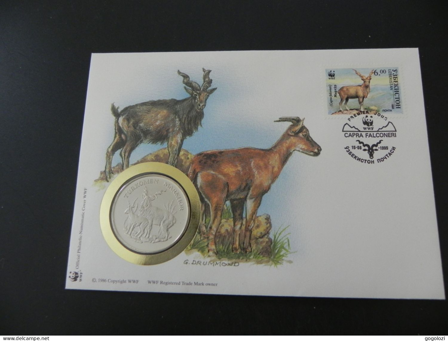 Uzbekistan  WWF Markhor 1986 - Numis Letter - Usbekistan