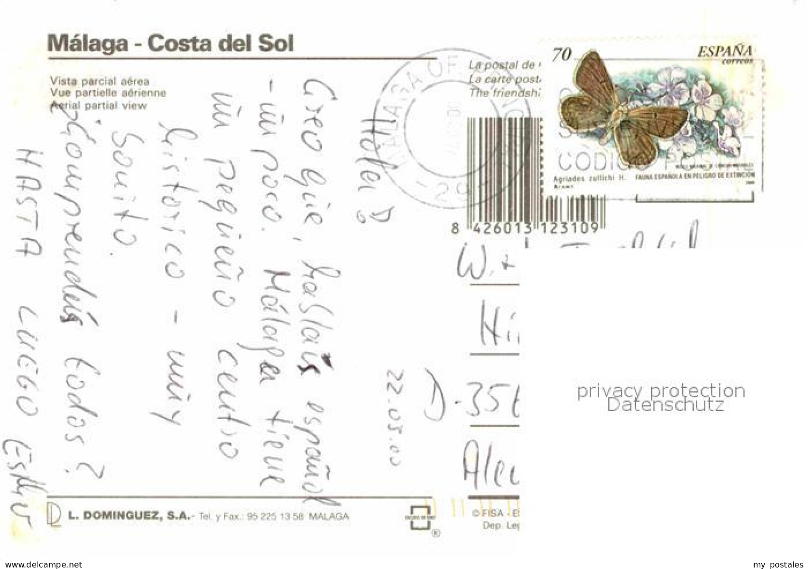 72896310 Malaga Andalucia Costa Del Sol Strand Malaga Andalucia - Andere & Zonder Classificatie