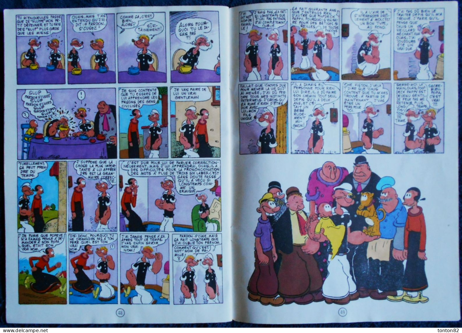 Segar - POPEYE - POPEYE Et Son POPA - Futuropolis - ( 1988 ) . - Andere Tijdschriften