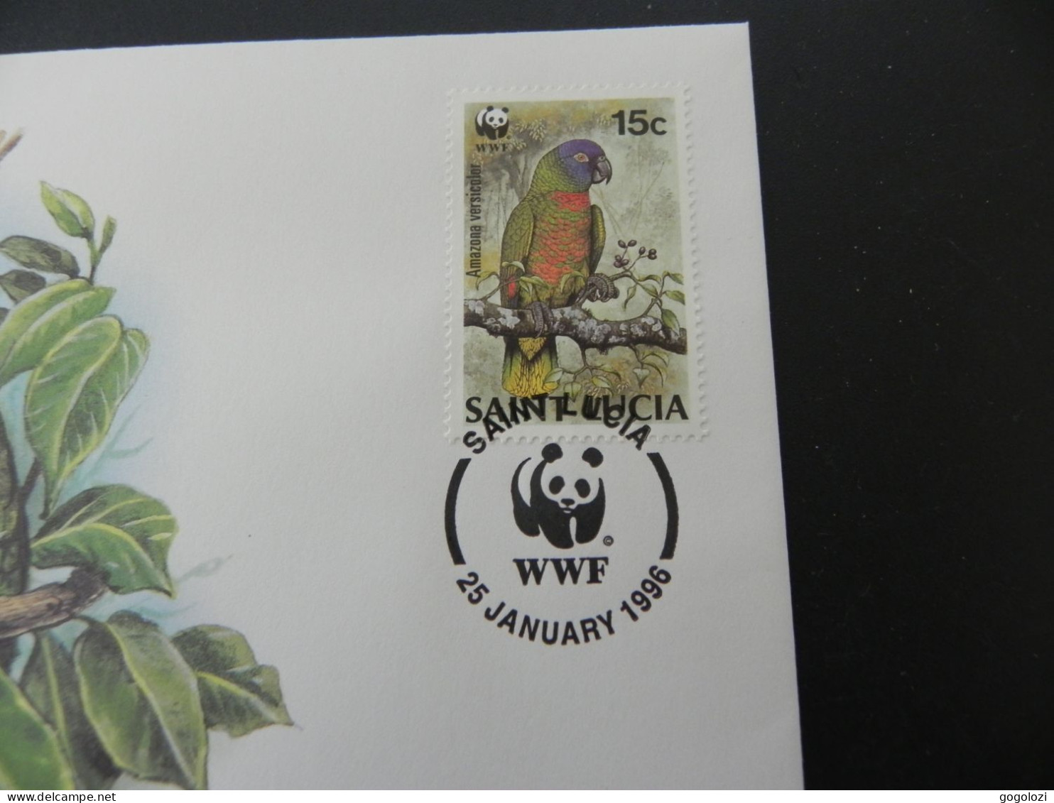 Saint Lucia WWF Saint Lucia Parrot 1986 - Numis Letter - Autres – Amérique