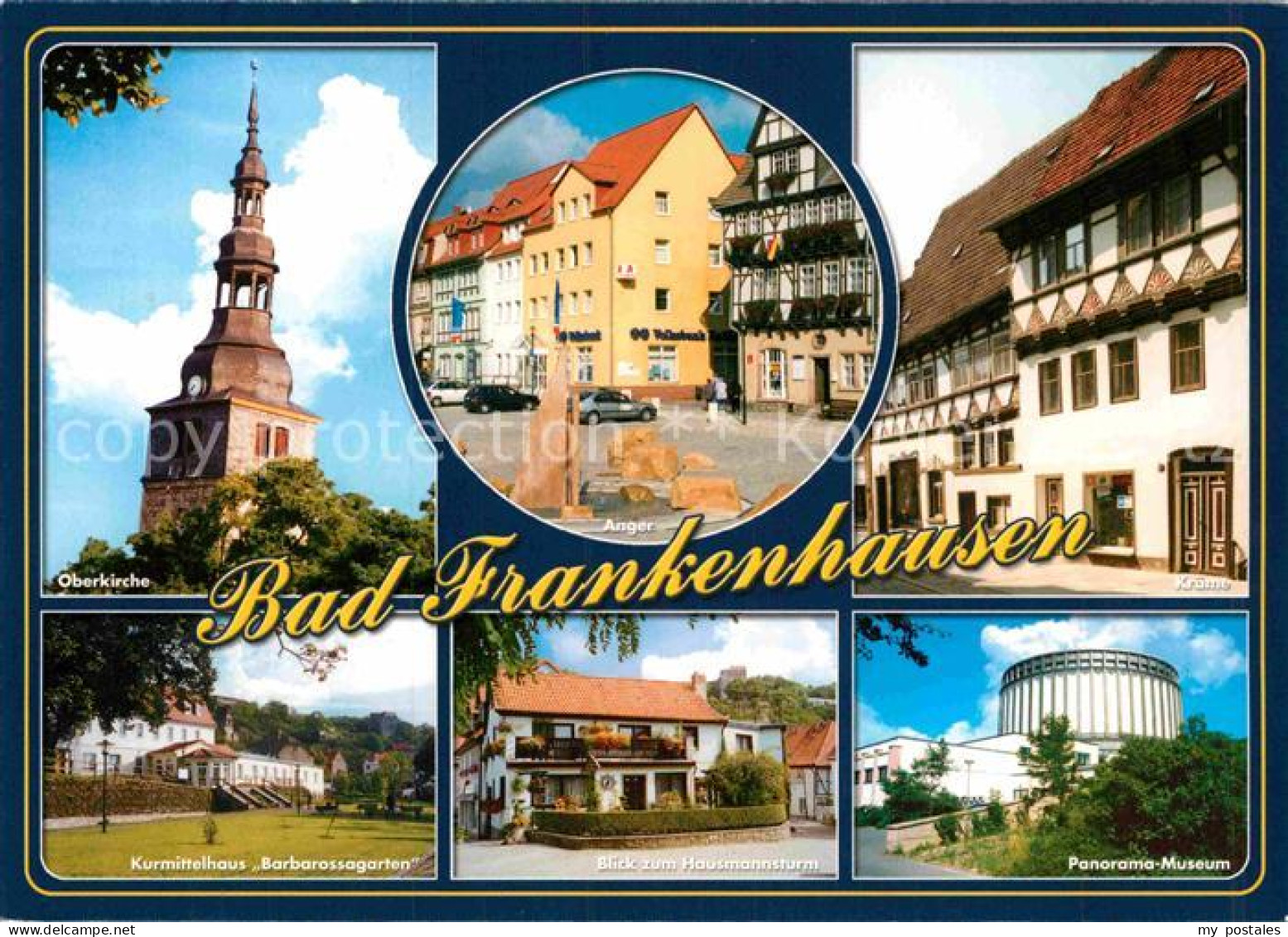 72896272 Frankenhausen Bad Oberkirche Panorama Museum Fachwerk Frankenhausen Bad - Bad Frankenhausen