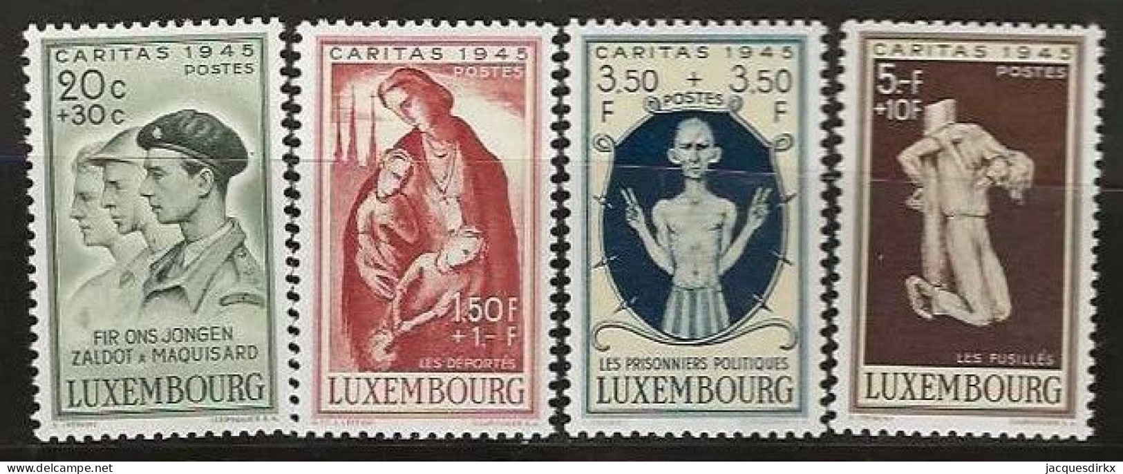 Luxembourg  .  Y&T   .   384/387  .   **    .    Neuf Avec Gomme Et SANS Charnière - Unused Stamps