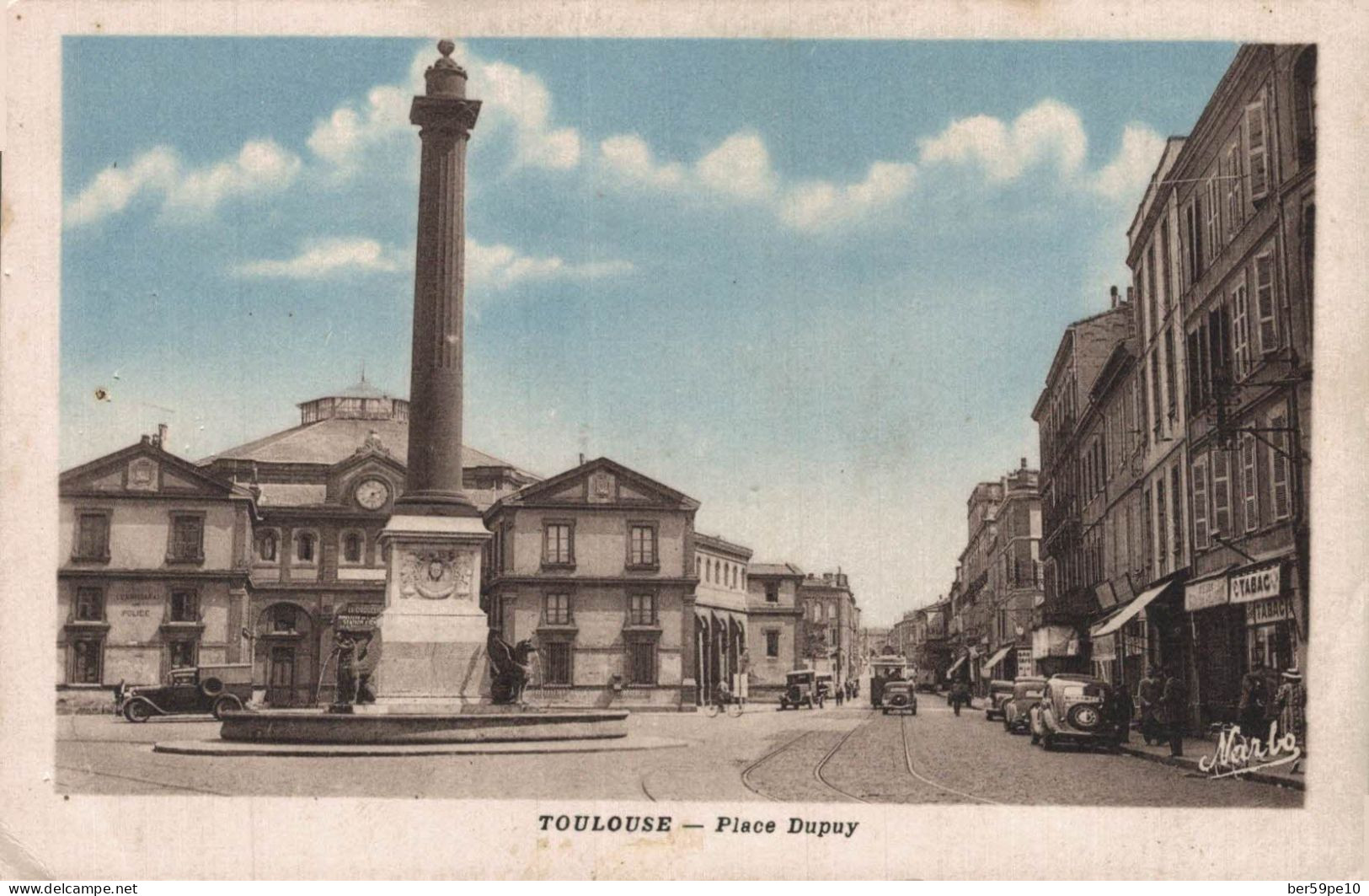 31 TOULOUSE PLACE DUPUY LE MONUMENT ET LE MARCHE AUS GRAINS - Toulouse