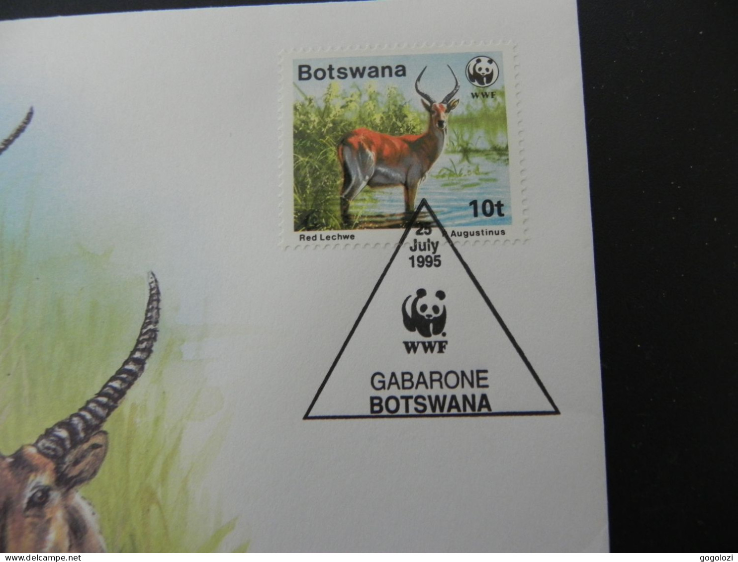 Botswana WWF Lechwe 1986 - Numis Letter - Botswana