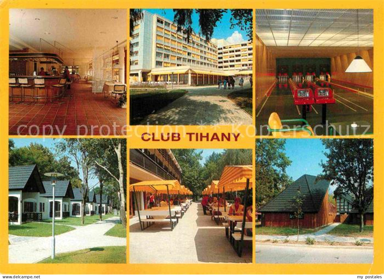 72896107 Tihany Clubhotel Kegelbahn Terrasse Bar Teilansicht  Ungarn - Ungheria