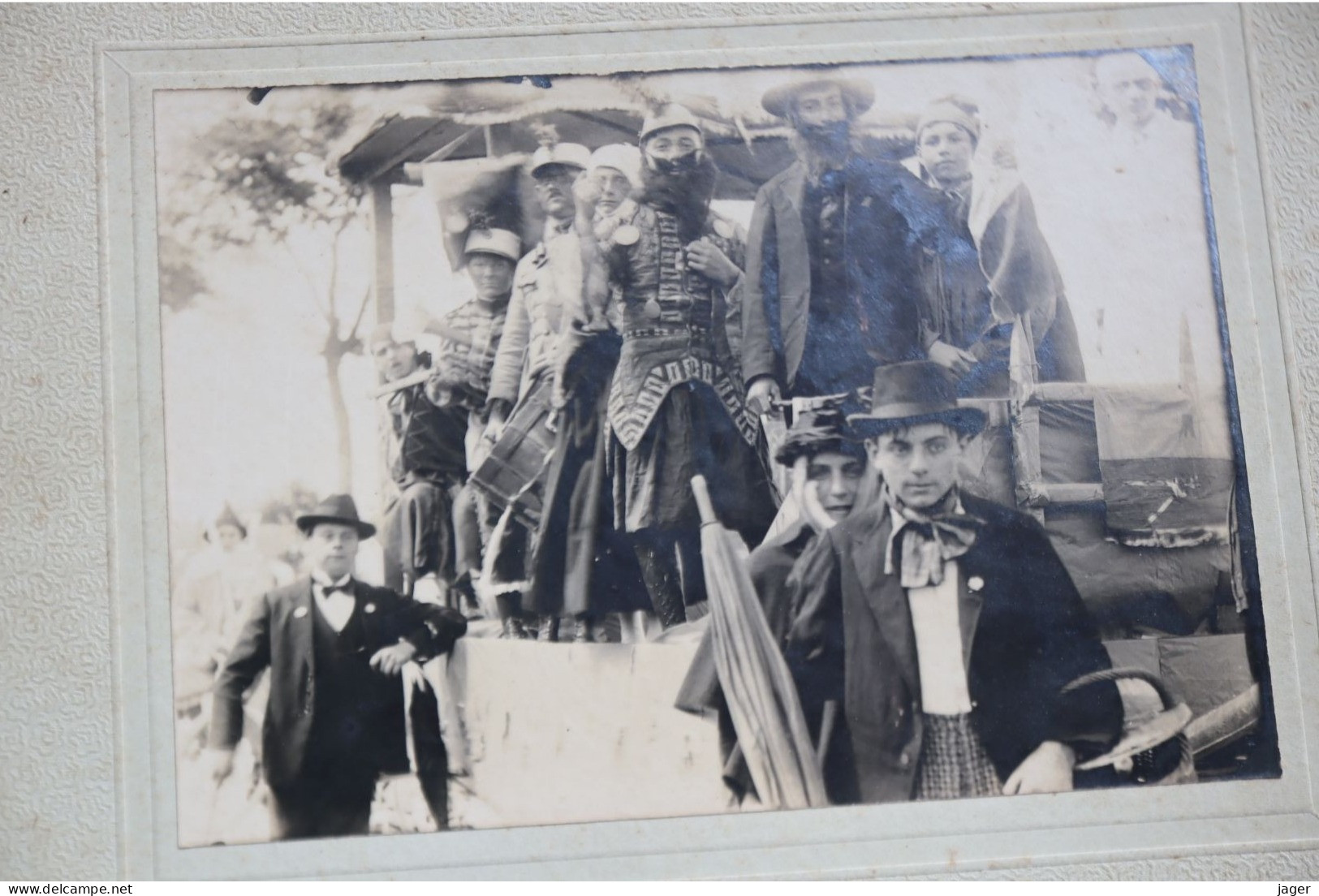 3 Photos Normandie Cavalcade Carnaval Localisées Saint Saens Et Gounod Vers 1930 - Ancianas (antes De 1900)