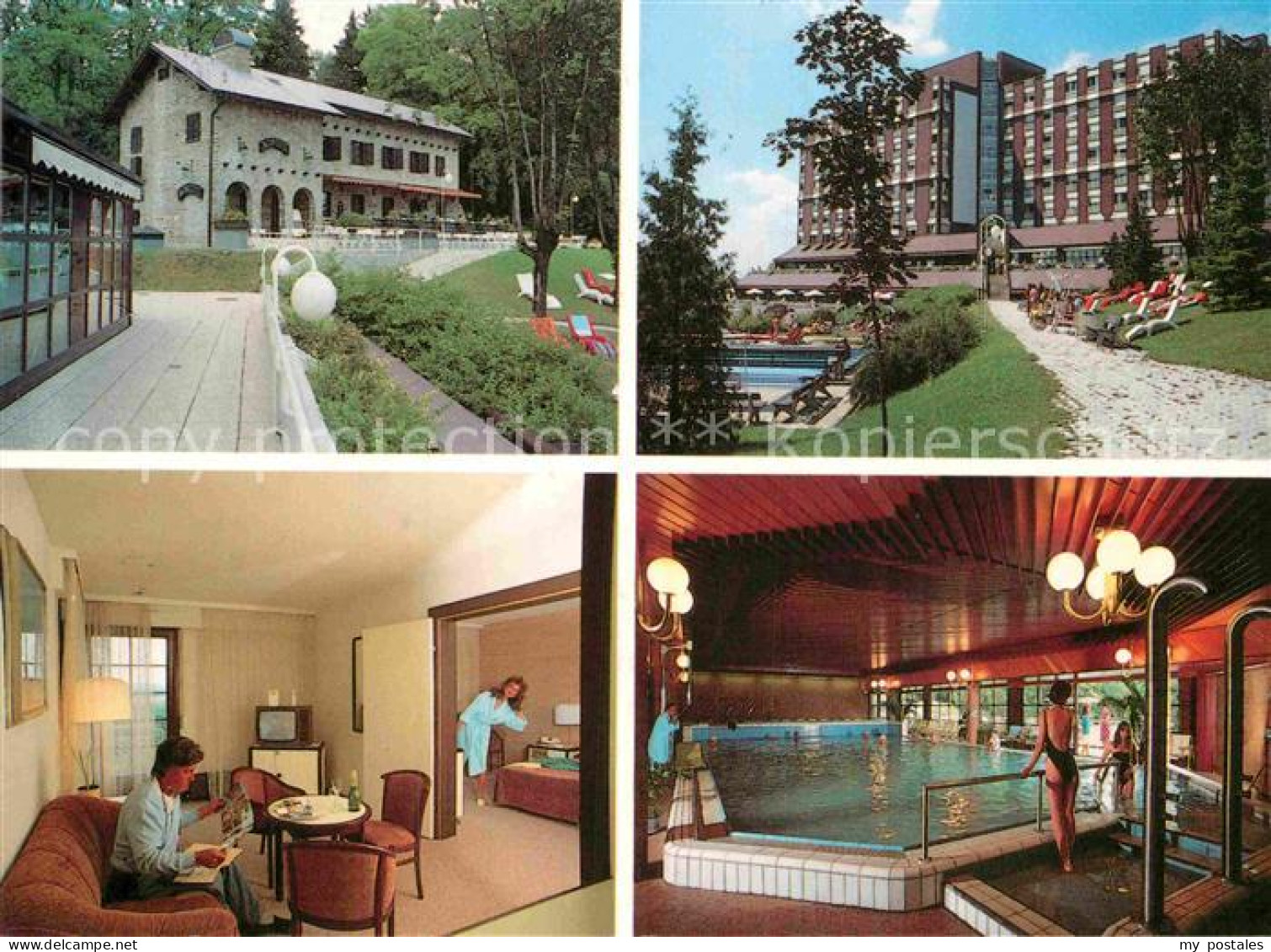 72896060 Heviz Thermal Hotel Aqua Aussenansicht Hallenbad Zimmer Garten Ungarn - Ungarn