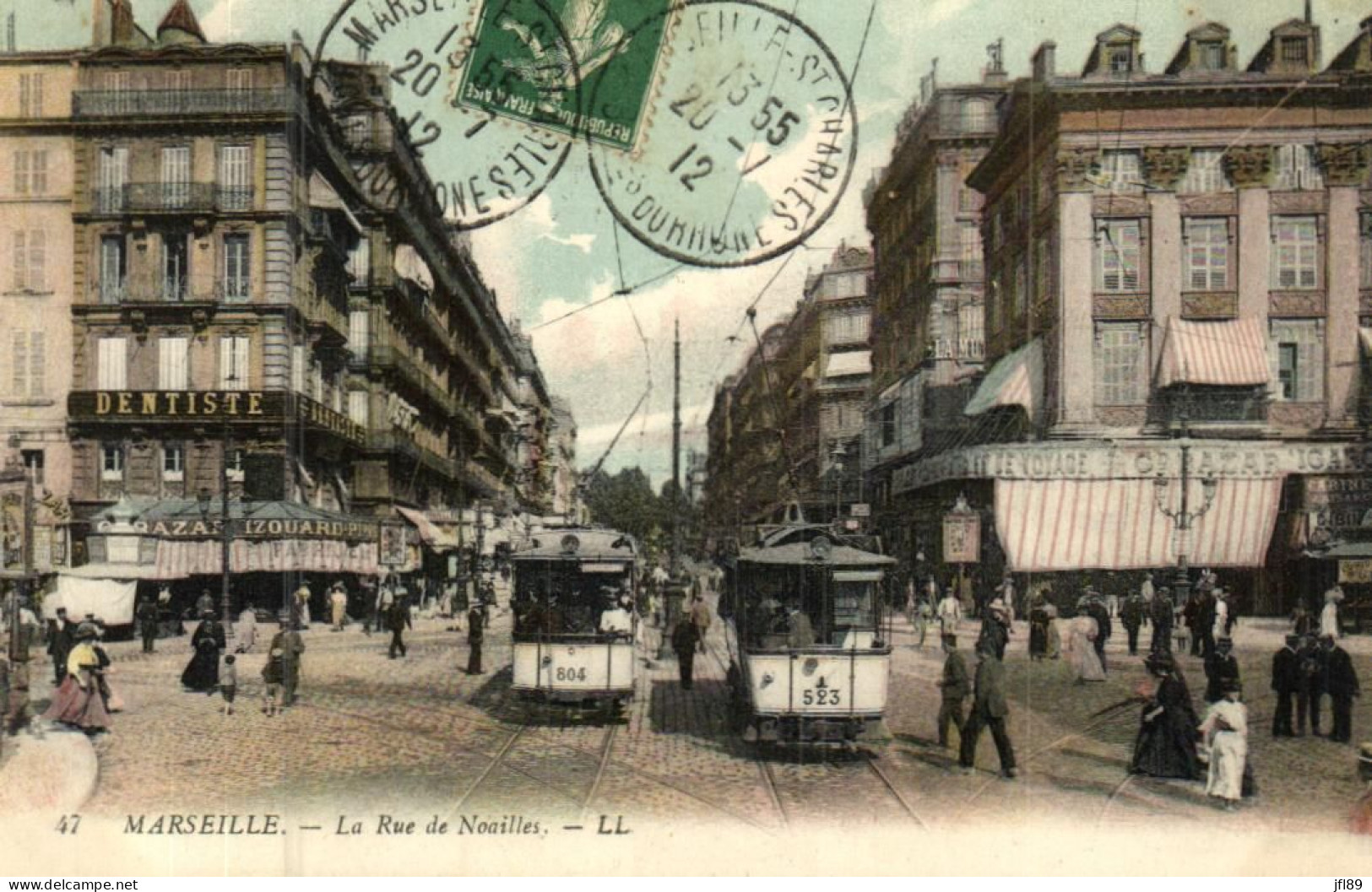 France > [13] Bouches-du-Rhône > Marseille > La Rue De Noailles - Tram - 15078 - Zonder Classificatie