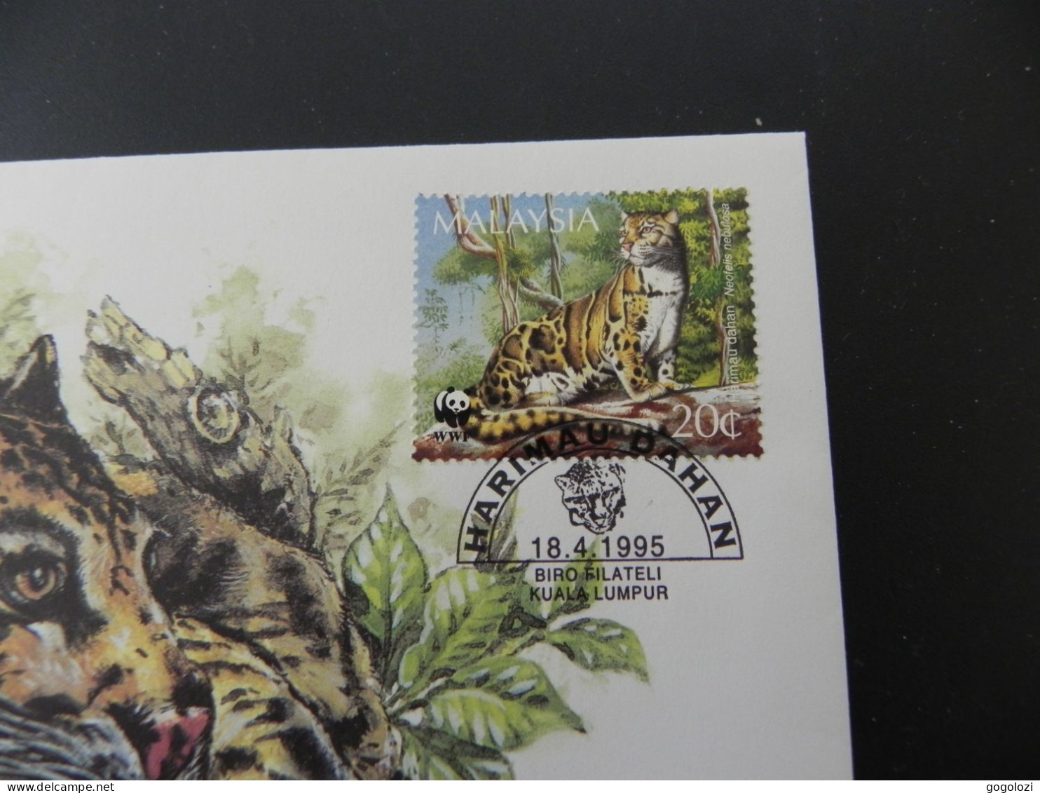 Malaysia WWF Clouded Leopard 1986 - Numis Letter - Malasia
